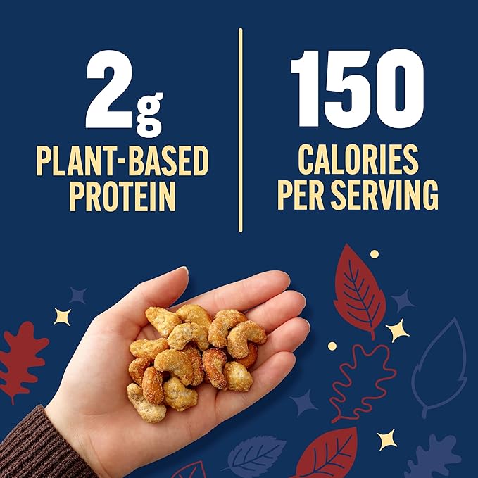 PLANTERS Apple Cider Donut Cashews 13oz (Pack of 2)