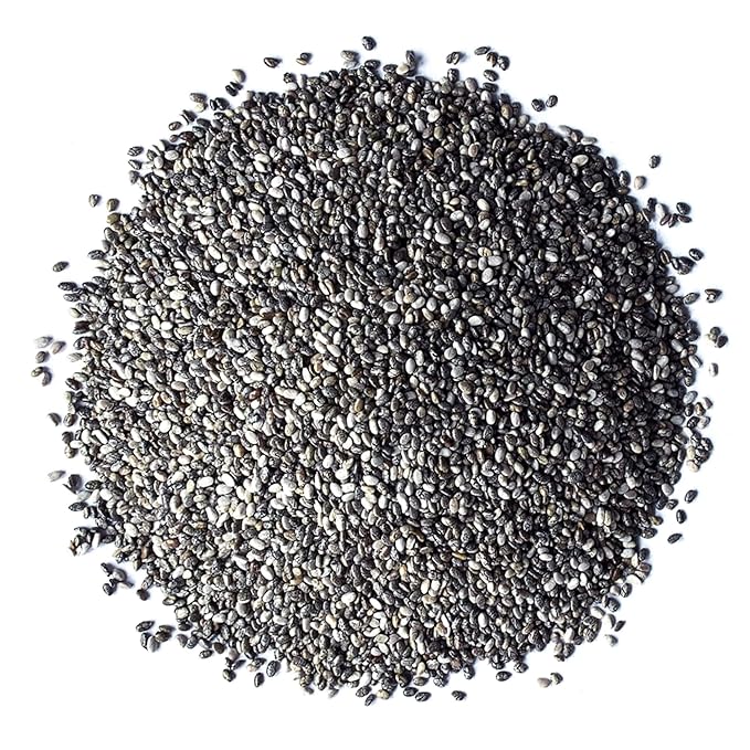 Food to Live - Black Chia Seeds, 2 Pounds - Whole, Sproutable, Vegan, Kosher, Keto, Sirtfood, Bulk. Rich in Essential Fatty Acids, Fiber, Protein. Great for Chia Pudding, Smoothie, Oatmeal