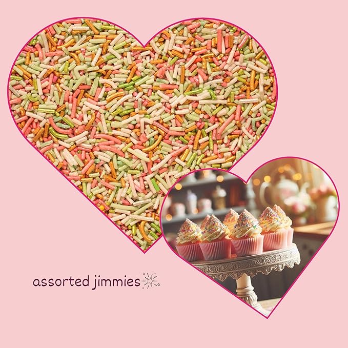 Confect Custom Rainbow Sprinkles – Cosmic Blend Jimmies – Multicolor Decorative Toppings for Desserts, Cakes & Cupcakes – Vegan, Gluten-Free, Nut-Free, Soy-Free, Dairy-Free, Palm Oil-Free – 4.2 Oz