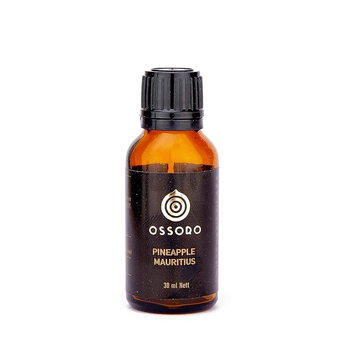 Ossoro Pineapple Mauritius Flavor 1 Fl Oz Pure Flavor and Essence For Baking Cooking Ice creams with No Added Sugar, Gluten-Free Flavors Used For Candy Making, Cakes, Drinks