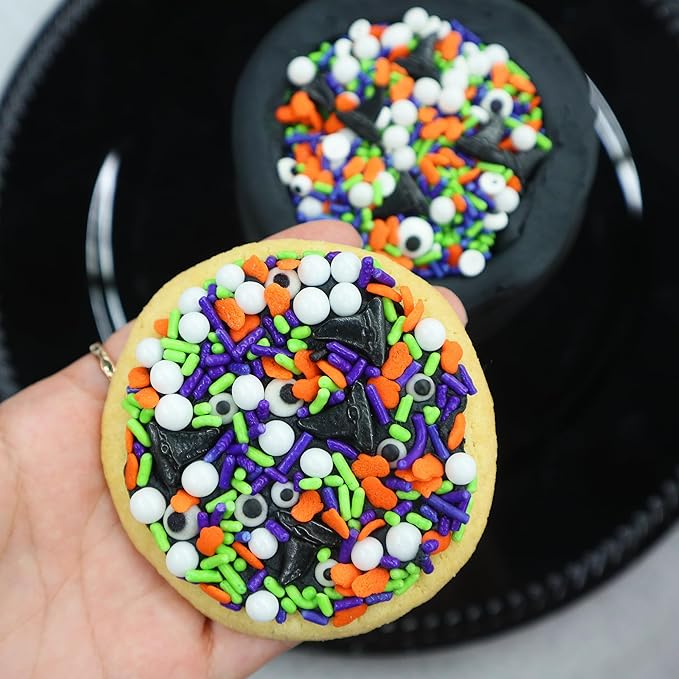 Mystic Sprinkles 4 Cell Sprinkle Assortments (Witches Brew, Petite)