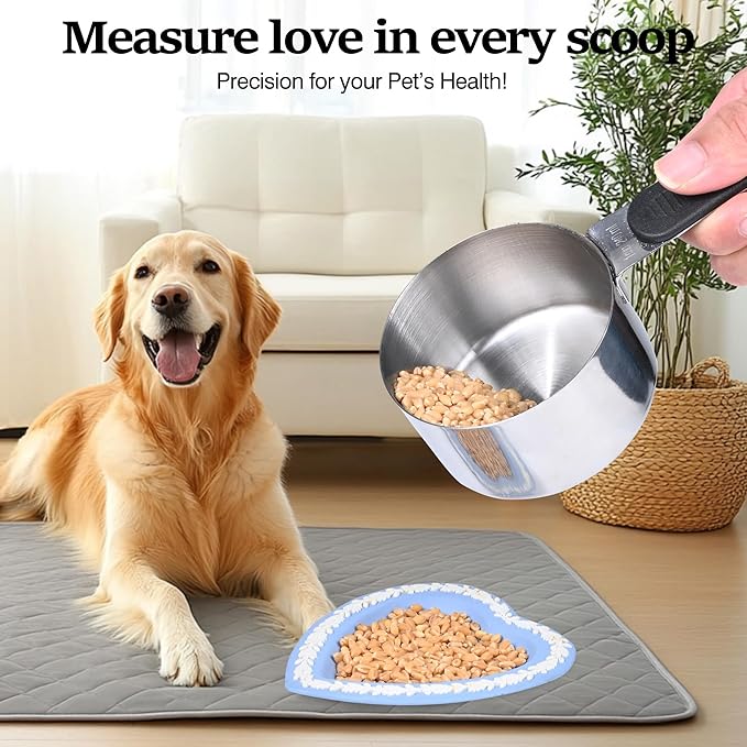 1 Cup Magnetic Grips Stainless Steel Measuring Cup -1PCS