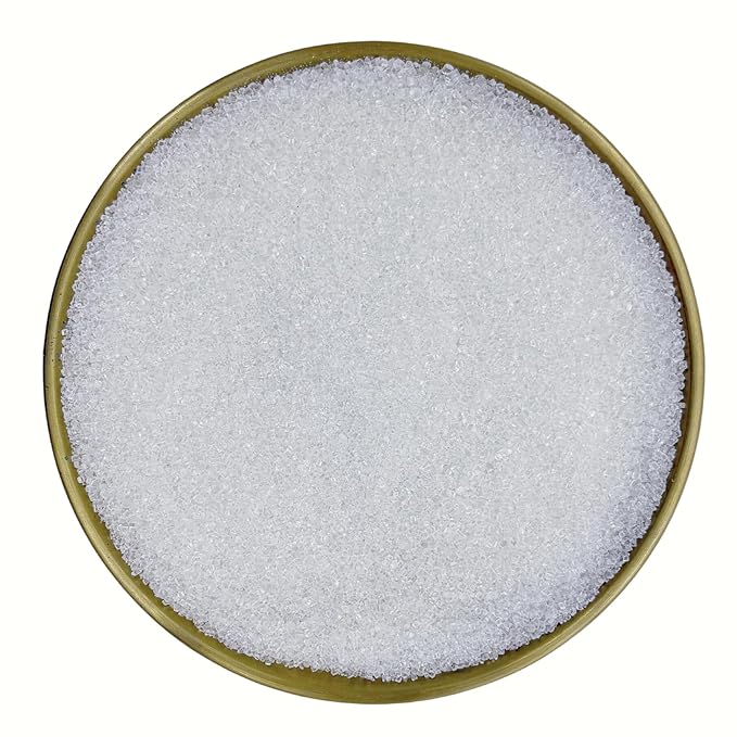 Dynastang White Sanding Sugar Sprinkles Edible Sugar Crystals Cake Decoration Cupcake Toppers Cookie Decorating Perfect for Cakes, Cupcakes, Desserts Toppings 3OZ