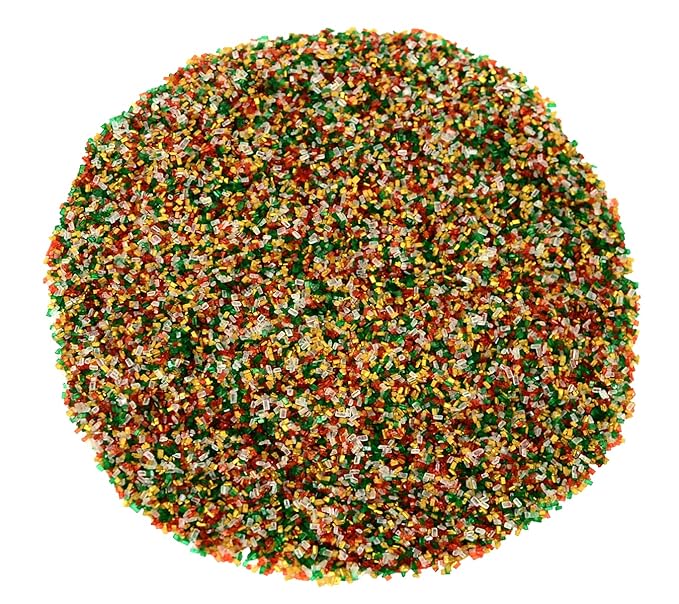 Mystic Sprinkles Christmas Holiday Sprinkle Mixes (A Classic Christmas In Gold Sugar Crystals 4.2oz)