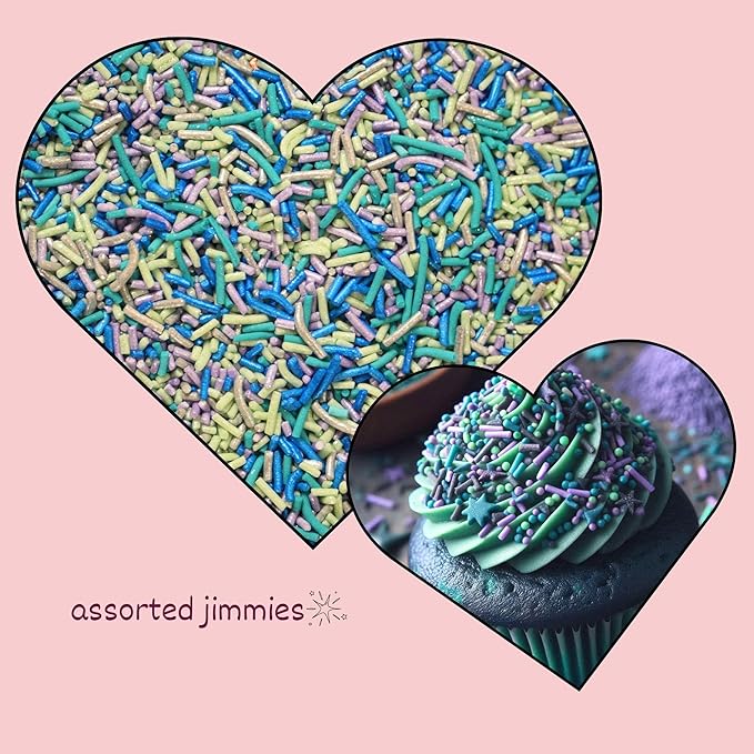 Confect Pastel Rainbow Sprinkles – Edible Jimmies Mix for Cakes, Cupcakes & Baking – Decorative Multicolor Toppings –Vegan, Gluten-Free, Nut-Free, Soy-Free, Dairy-Free, Palm Oil-Free – 4.2 Oz