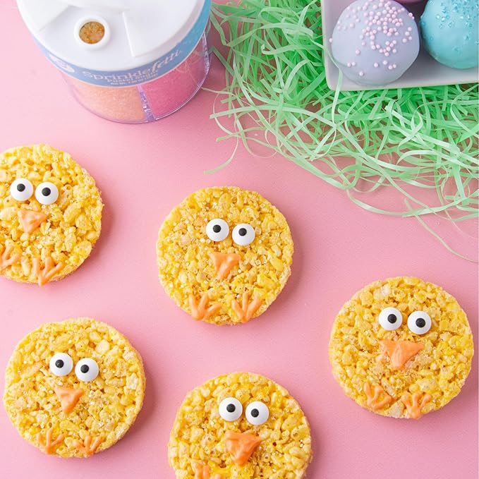 Sweets Indeed Bulk Candy Eyeballs, 300 Edible Eyes, Christmas Sprinkles, Perfect for Cake Decorations, Baking, Ice Cream, Cookies, Cupcake Topper 4.3 ounces