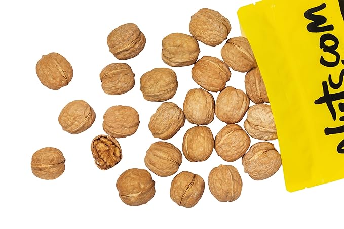 Nuts.com Whole Walnuts in Shell, 2 lbs – Fresh Unshelled Raw Walnuts with Buttery, Nutty Flavor (Pack of 2)