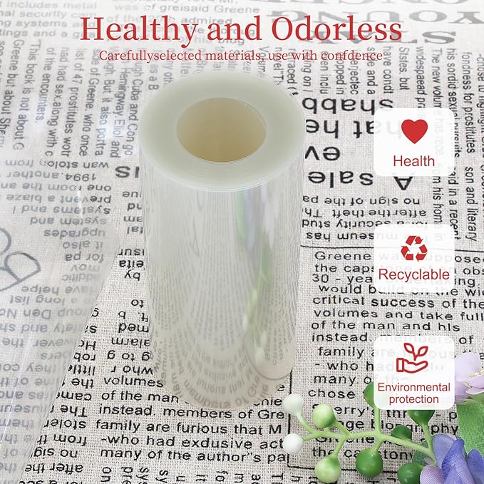 Cake Collar, Transparent Cake Rolls, Clear Cake Strips, DIY Acetate Sheet, Surrounding Edge for Baking Decorate, Chocolate Mousse Cake Elegant Cake Wrapping 8X394 inch