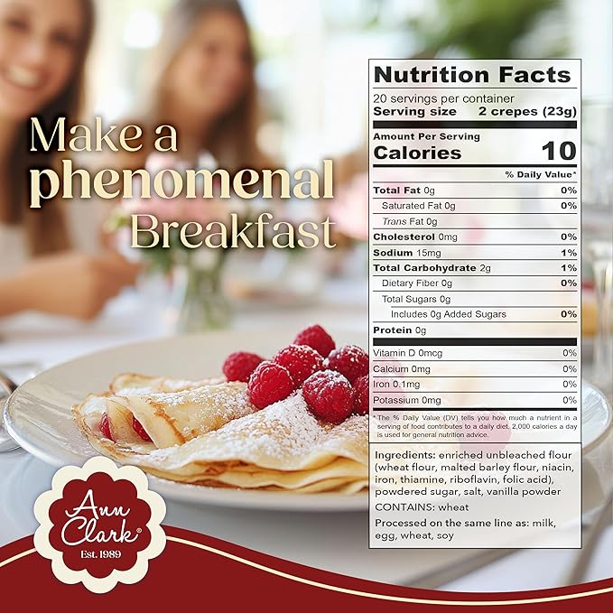 Ann Clark Traditional French Crêpe Mix, 16 oz. (2 Pack)