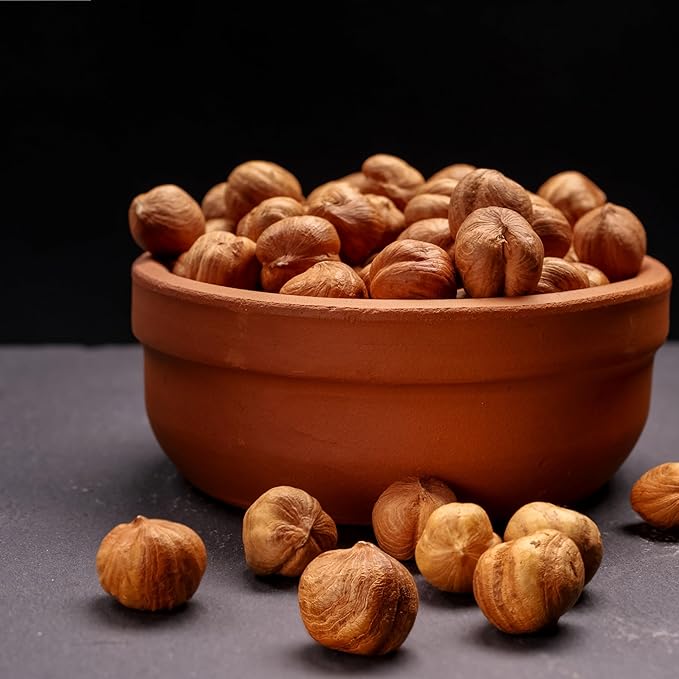 Raw Oregon Hazelnuts, Natural Raw Hazelnuts, Kosher Certified in Resealable Bag (8 Oz)