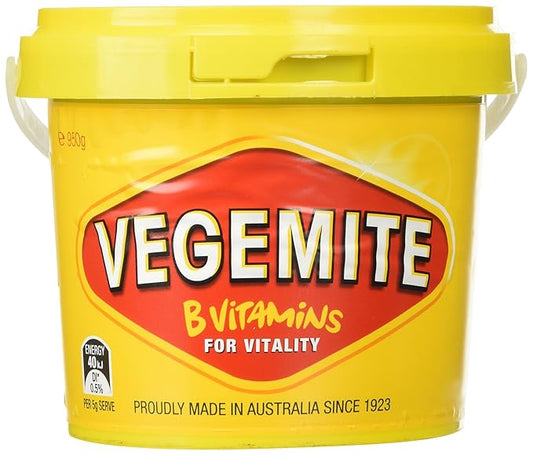 Vegemite Yeast Extract Spread – 950g Tub – Rich in B Vitamins – Made in Australia