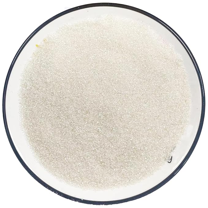 PhilaeEC White Sanding Sugar Edible Sparkling Crystals for Baking Cake Decoration Cookie Ice Cream Cupcake Toppers Wedding Party Valentines Halloween Christmas Supplies 5oz