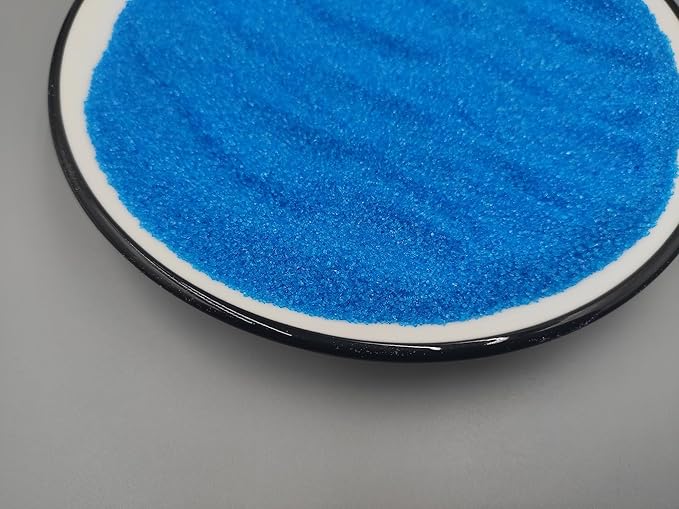 Edible 5 Ounce Fine Decorative Blue Sanding Sugar Sprinkles for Baking, Sparkling Crystals for Cakes, Cookies, Cupcakes, Ice Cream Topping and Rimming Sugar