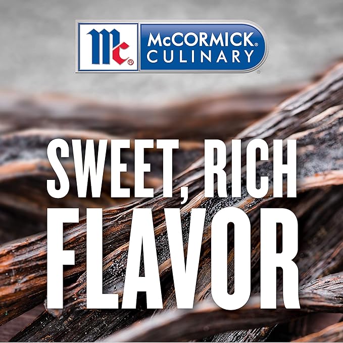 McCormick Culinary Pure Vanilla Extract, 16 fl oz - One 16 Fluid Ounce Vanilla Extract Flavor for Baking Cakes, Cookies, Custards, Icing, Drinks and More