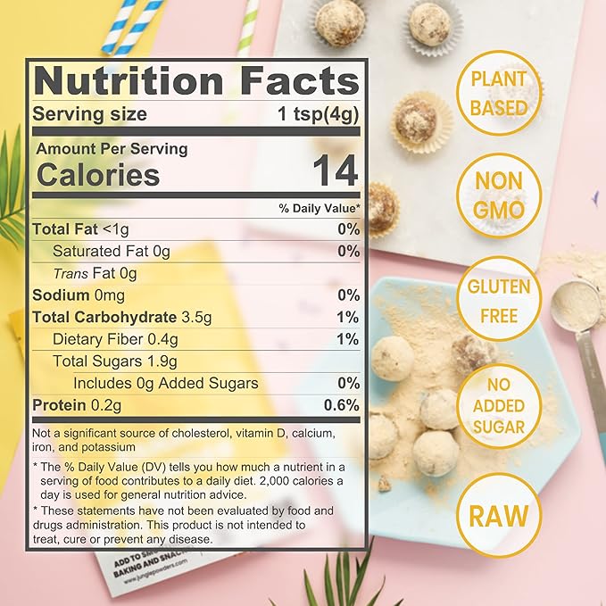 Jungle Powders Banana Powder for Smoothies 5 Ounce Bag Freeze Dried Banana Powder Single Ingredient 35 Servings - Additive, Filler, Gluten Free Bananas Extract for Baking Flavoring Flakes Flour Juice