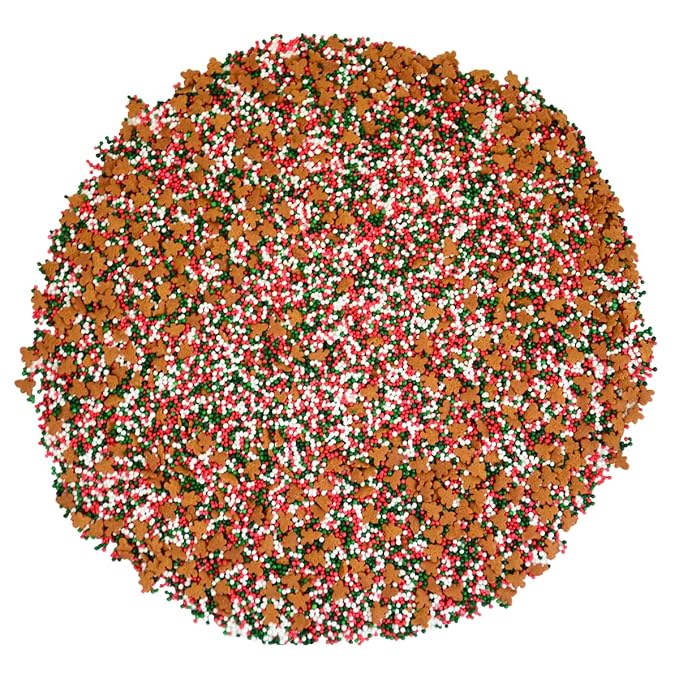 Mystic Sprinkles Christmas Holiday Sprinkle Mixes (Catch Me If You Can! Nonpareil Mix 3.9oz)