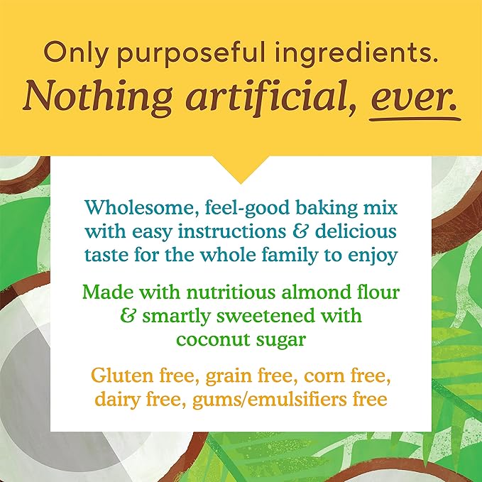 Simple Mills Almond Flour Baking Mix, Banana Muffin & Bread Mix - Gluten Free, Plant Based, Paleo Friendly, 9 Ounce (Pack of 2)