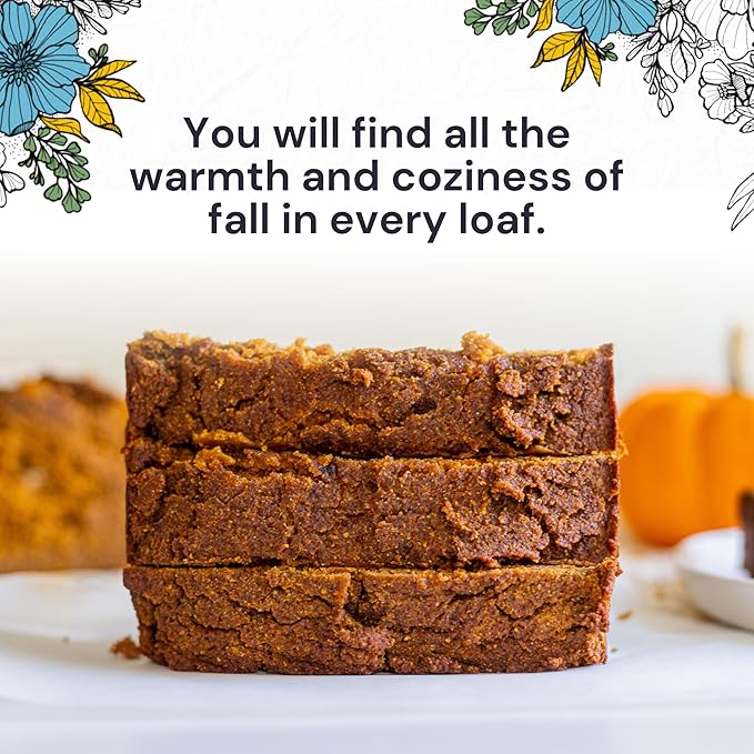 eat G.A.N.G.S.T.E.R. Pumpkin Bread Mix, Allergy-Friendly Baking Mix, Grain-Free, No Dairy, Nuts, Gluten, Dairy, For Paleo & AIP Diets, Seasonal Loaf, Doughnuts, Breakfast, Healthy Snack, Dessert
