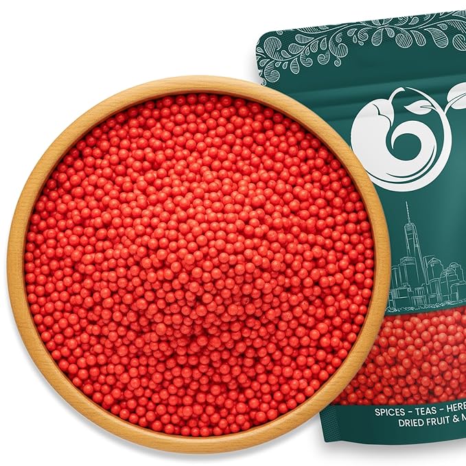 NY Spice Shop Nonpareils Collection (1 Pound, Red Nonpareils)
