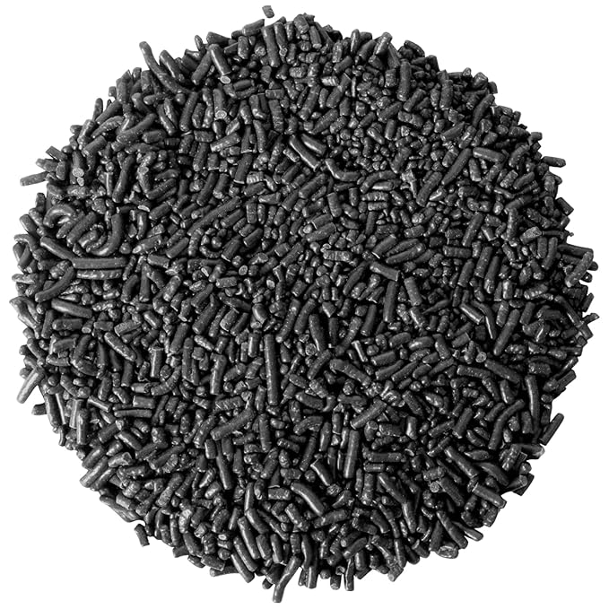 New Years Black Sprinkles – 1.6 Pounds Bulk Dessert Topping – Perfect for Cupcakes, Cookies, Ice Cream, Cake Decorating, Baking, and Party Treats – Large Resealable Container