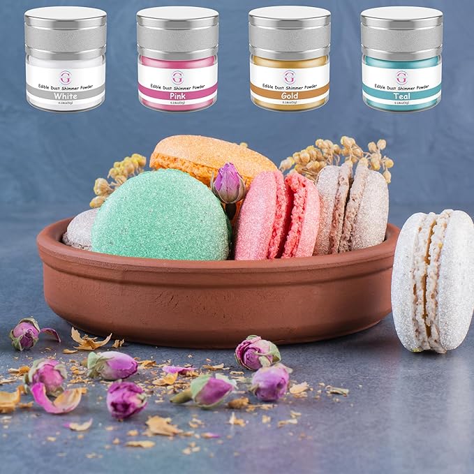 Glitter & Glitz Edible Glitter for Drinks - Premium Drink Glitter Edible Dust for Cocktails, Baking, Brew, Champagne - Luster Dust and Cocktail Glitter - Edible Glitter for Drinks Decoration (Purple, 5Grams)