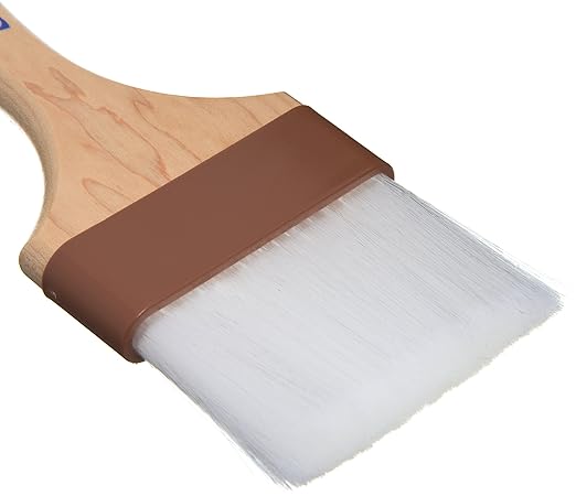SPARTA 4039800 Nylon Wide Brush, Flat With Nylon Bristles, 3 Inches, Tan, (Pack of 12)