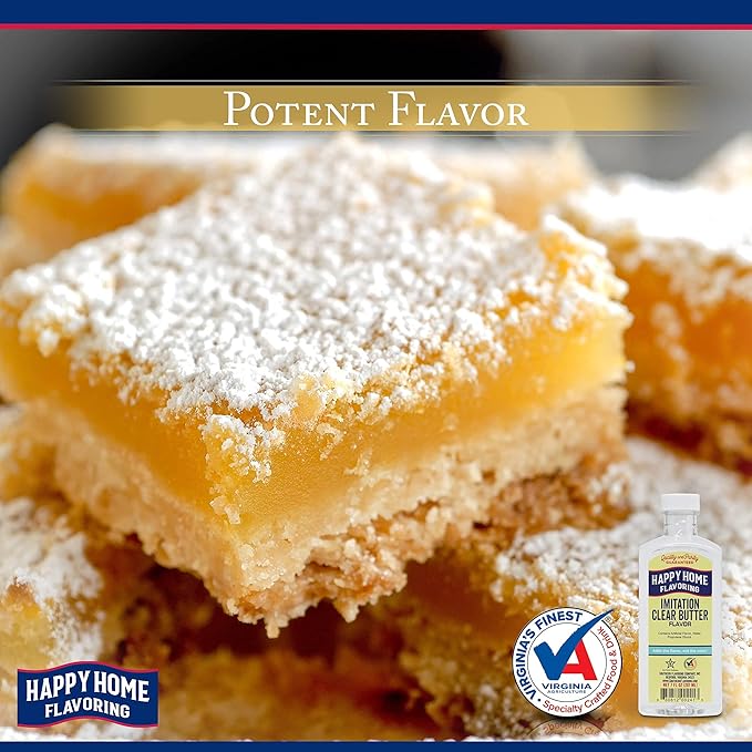 Happy Home Imitation Clear Butter Flavoring, Non-Alcoholic, Certified Kosher, 7 oz.