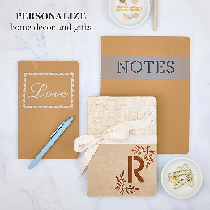 Martha Stewart, Classic Alphabet Paper Lettering Stencil and Tool Kit, 150 pc