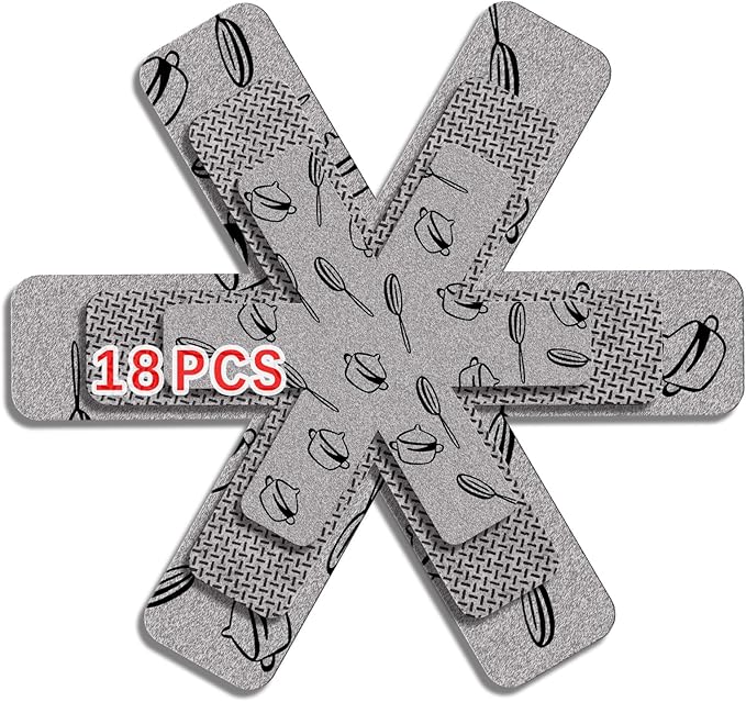Pan Protectors for Stacking,Set of 18 and 3 Different Size,pan separators Protectors,Cookware Protector Set,Pot Protectors Stacking，Pot Pads Anti-Slip to Avoid Scratching or Marring When Stacking