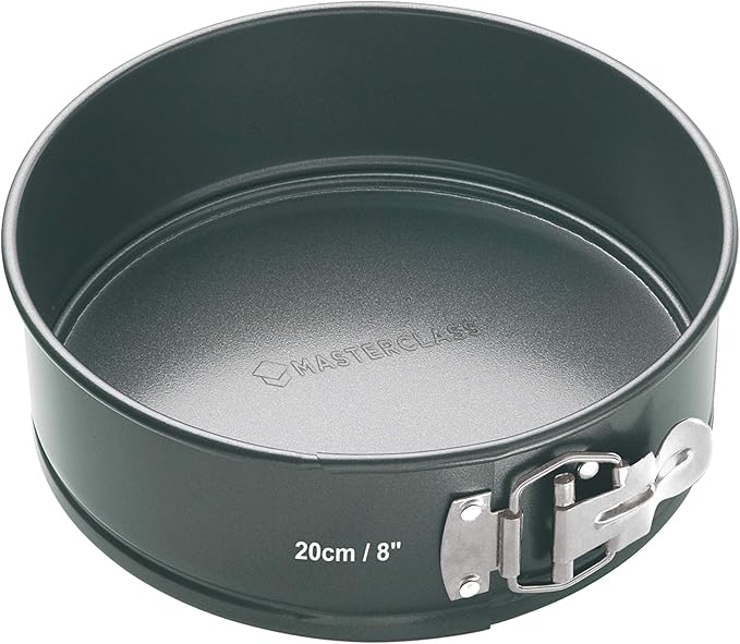 Kitchen Craft Master Class Non-Stick 20cm/8" Springform Round Cake Pan Tin KCMCHB19