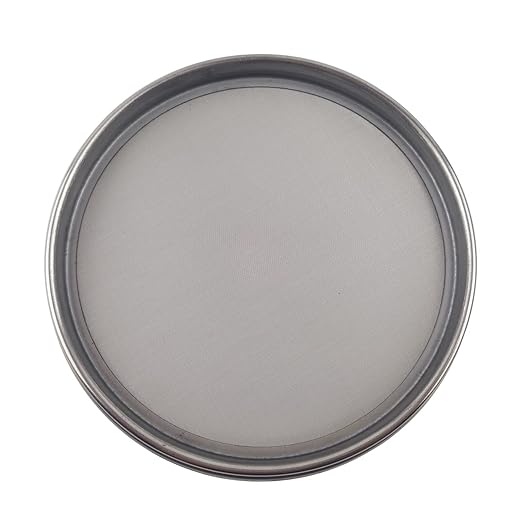 LABALPHA 1200 Mesh Lab Sieves, Test Sieve #1200 Mesh, 4'' Diameter, 304 Stainless Steel Wire Cloth (0.013mm)