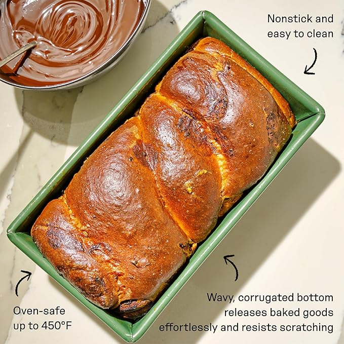 Great Jones Breadwinner (Raspberry) | Nonstick Loaf Pan for Bread, Cakes & More | Aluminized Steel with Easy Release Coating | Oven-Safe to 450°F | Even Heat Distribution | Dishwasher-Friendly