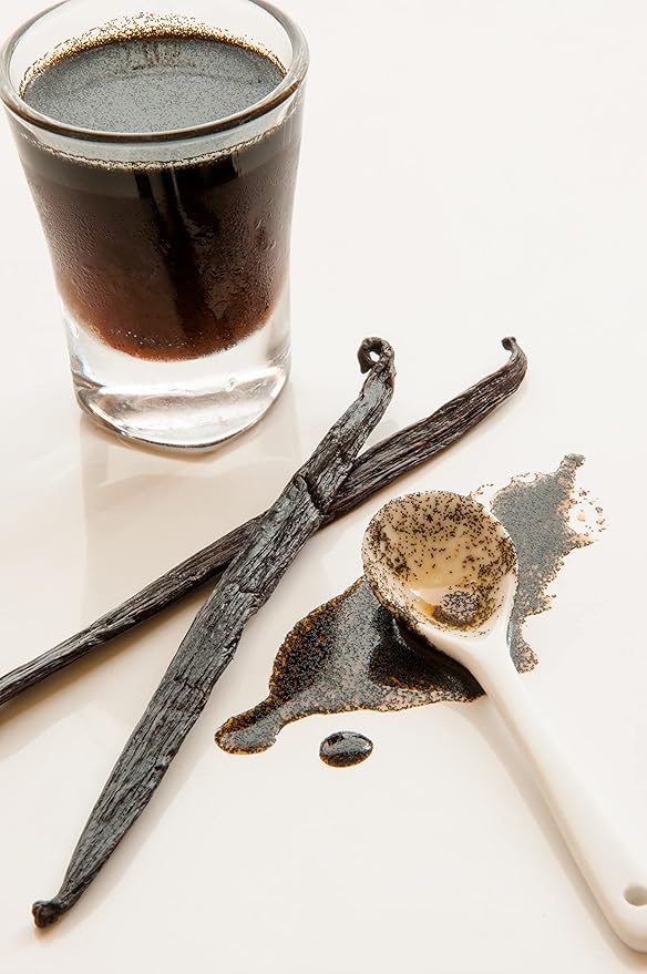 Vanilla Bean Paste for Baking and Cooking - Gourmet Madagascar Bourbon Blend made with Real Vanilla Seeds - 8 Ounces