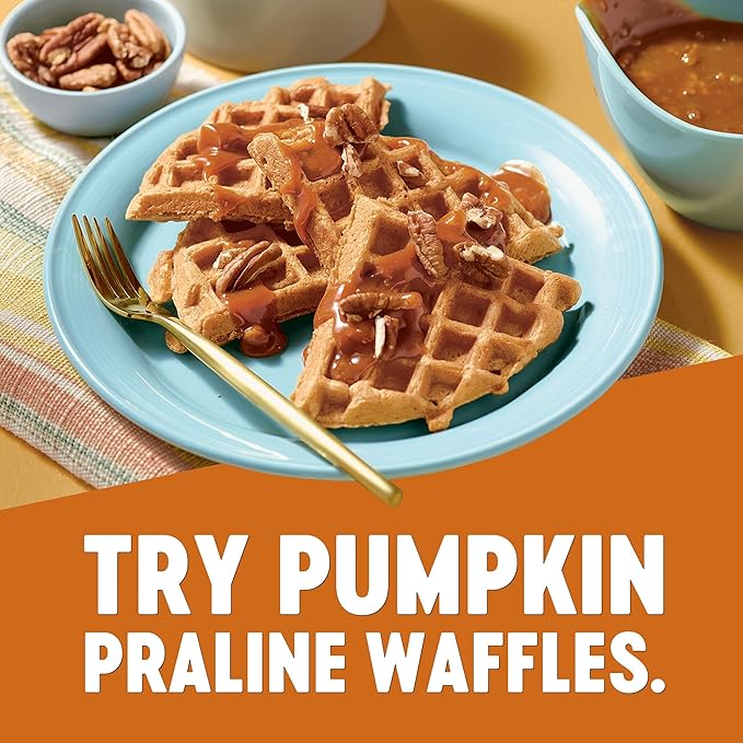 Krusteaz Baking Mix, Pumpkin Spice Complete Pancake Mix, Light & Fluffy, Made with Real Pumpkin & No Artificial Flavors or Preservatives, 16 OZ Box (Pack of 4)