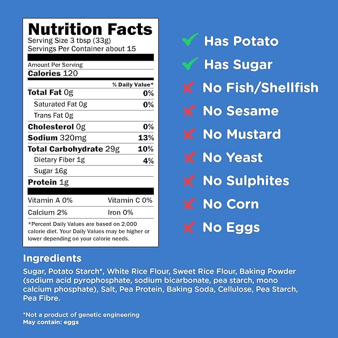 Kinnikinnick - White Cake Mix - Gluten Free, Allergy Friendly Cake Mix - 17.6 oz. Boxes - 6 Pack