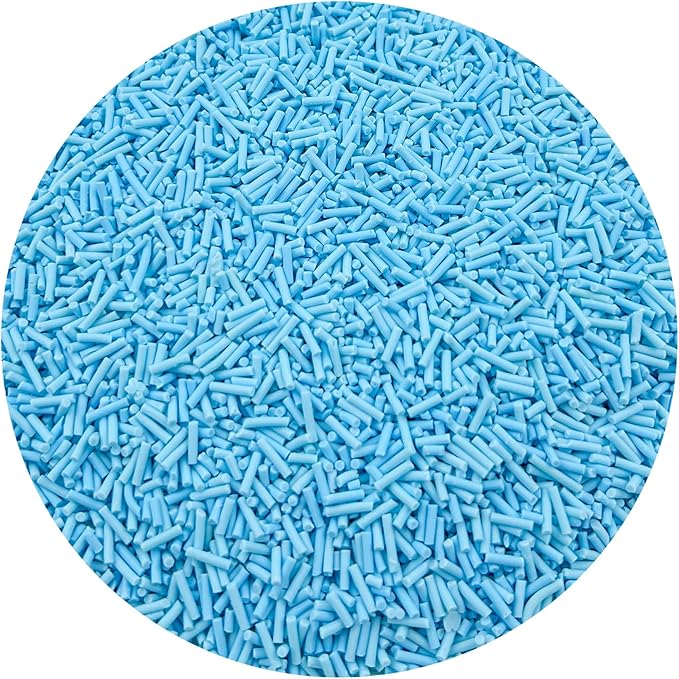 150g Fake Sprinkles Resin Sprinkles Clay Sprinkles Fake Candy Sprinkles Polymer Sprinkles Polymer Clay Slices for Resin Nail Slime Scrapbook DIY Art Crafts Making(232-light Blue)