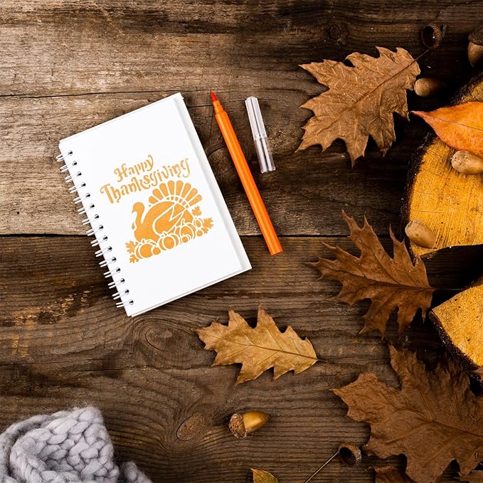56 Pcs Fall Stencils for Crafts Reusable 3x3 Inch Small Painting Templates on Wood DIY Thanksgiving Autumn Holiday Canvas Fabric Home Decoration