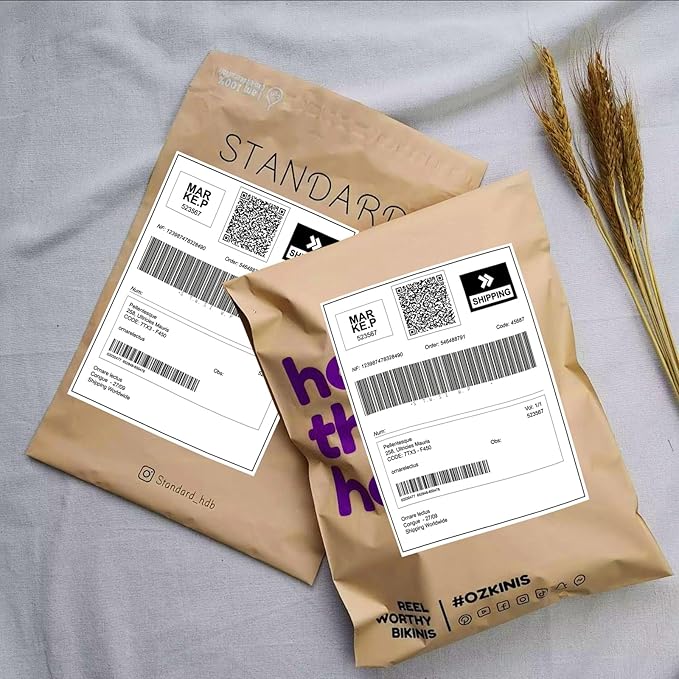 (200 Sheets, 200 Labels) Sticker Paper, Full Sheet Shipping Labels 8.5 x 11, Self Adhesive Full Sheet Mailing Label for Laser and Inkjet Printers
