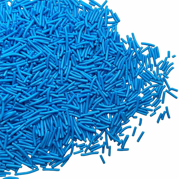 SE Si&Moos Navy Blue Jimmies Sprinkles Blue Sprinkles for Cake Decorating Edible Crunchy Jimmies for Topping Ice Cream, Cookies, Cakes, Cupcakes, Dessert Decorating 3 OZ