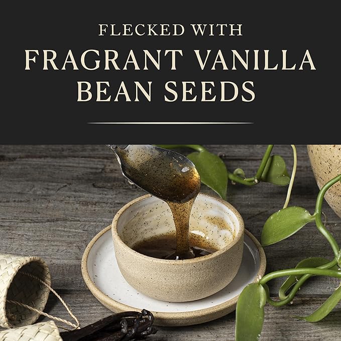 Cook's, Natural Vanilla Bean Paste, Gourmet Grade A Madagascar Premium Vanilla Made with Fresh Vanilla Beans for Baking and Cooking, 16 oz