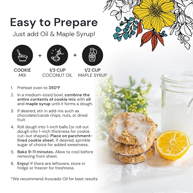 eat G.A.N.G.S.T.E.R. Sugar Cookie Mix, 3 Pack, Allergy-Friendly Baking Mix, Grain-Free, No Dairy, Nuts, Gluten, Dairy, For Paleo & AIP Diet, Bake Cookies, Cut-Outs, Fruit Crumbles, Pie Crust & S'mores