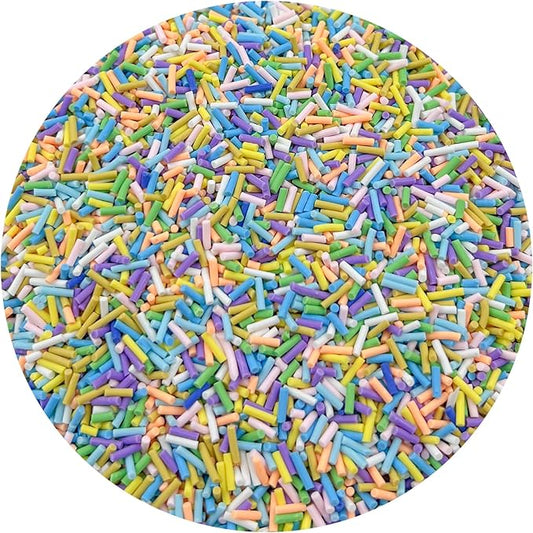 150g Fake Sprinkles Resin Sprinkles Clay Sprinkles Fake Candy Sprinkles Polymer Sprinkles Polymer Clay Slices for Resin Nail Slime Scrapbook DIY Art Crafts Making(255-mixed Color 7)