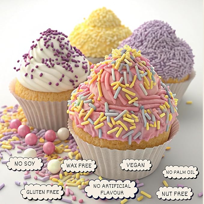 Confect Rainbow Sprinkles | Prism Party Custom Jimmies Blend | Multicolor Edible Toppings for Cake & Baking Decoration | Vegan, Gluten-Free, Nut-Free, Dairy-Free, Palm Oil-Free – 4.2 Oz