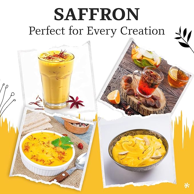 Van Kleef Emporium, Superior Saffron Threads (Super Negin) Premium grade Saffron Spice for Paella, Risotto, Tea's, and Nutritional Uses (2 Grams)