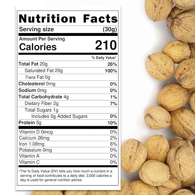 Trends Walnuts in Shell – Fresh, Natural, and Nutrient-Rich, Perfect for Snacking, Baking, and Cooking Fresh Walnuts in Shell – Non-GMO (3 LBS)