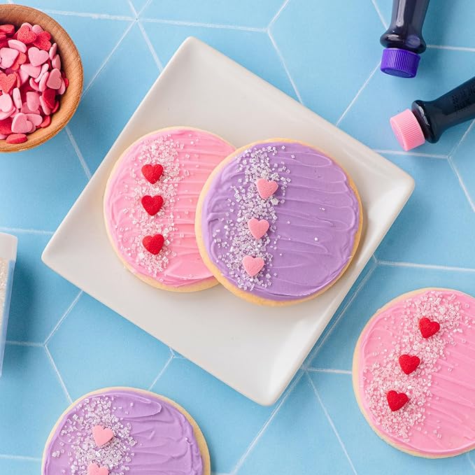 Sweets Indeed Red & Pink Heart Sprinkles – 3.1 oz Jar | Heart Sprinkles for Cookies, Cupcakes & Cakes | Edible Heart Decorations for Holiday & Everyday Baking