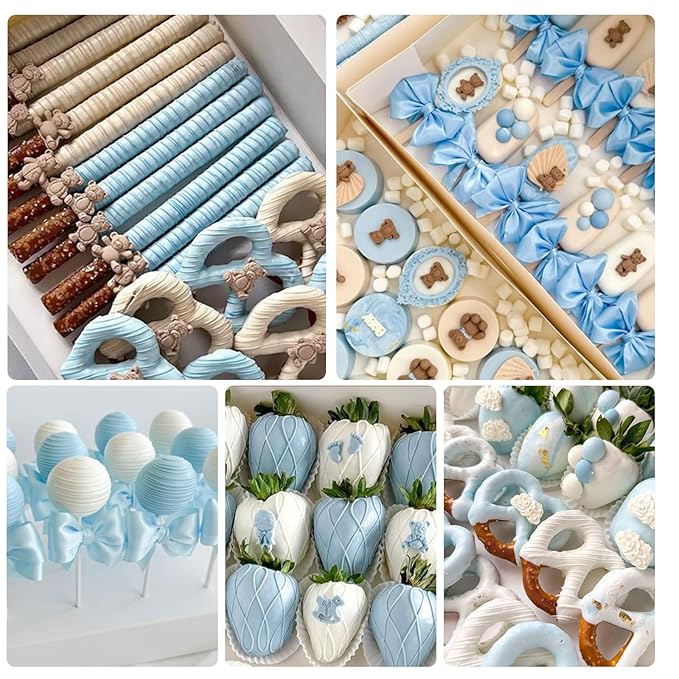 Blue Oil Based Food Coloring for Chocolates Melts - 30ML Tasteless Liquid Edible Oils Food Dye Candy Cookies Decorating, Vivid Oil Food Color Baking Frosting Cake Decorations,Soap & Cosmetics, Non-GMO