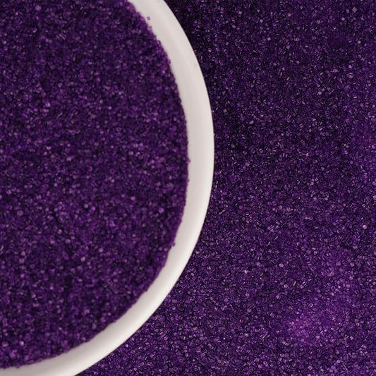 Purple Sanding Sugar for Baking 4 oz Edible Sparkling Sugar Sprinkles Coarse Sugar Crystals for Baking Topping Cake Cookie Cupcake Topper Ice Cream Decoration Supplies