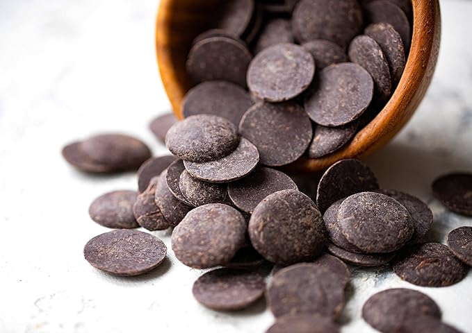 Food to Live Cacao Paste Wafers, 16 Pounds - Premium Raw Cacao Liquor, Pure, Unsweetened, Vegan, Bulk. Rich in Antioxidants, Essential Minerals. Perfect for Homemade Desserts, Chocolate Bars