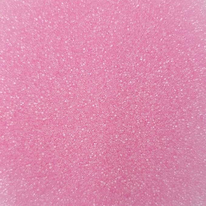 Sentovac Pink Sanding Sugar Sprinkles | Edible Pink Sprinkles for Cake Decorating | 1 Bottle 3.2oz Cookie Decorating Celebrations Wedding Shower Party Chirstmas Supplies